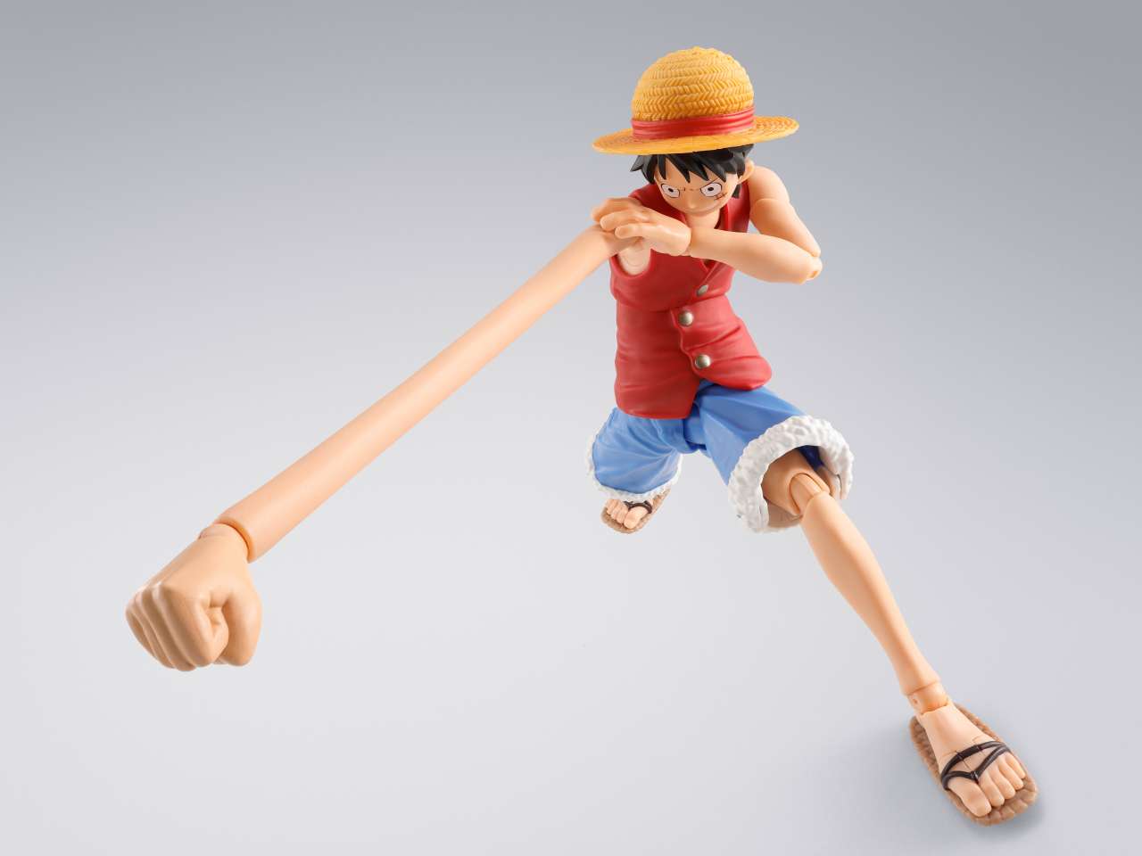 One piece monkey.d.luffy romance dawn gum gum option parts set