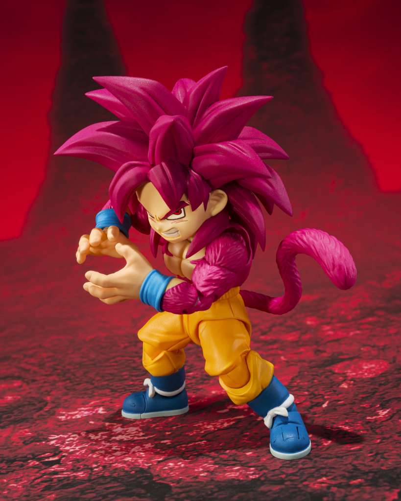 DRAGON   BALL   DAIMA   S.H.FIGUARTS   -   SUPER   SAIYAN   4   SON   GOKU   (MINI)