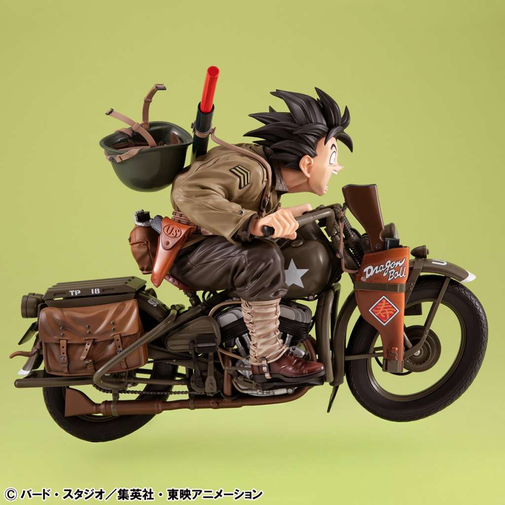 Dragon Ball Z Son Goku & Bike Desktop Real Mccoy Ex