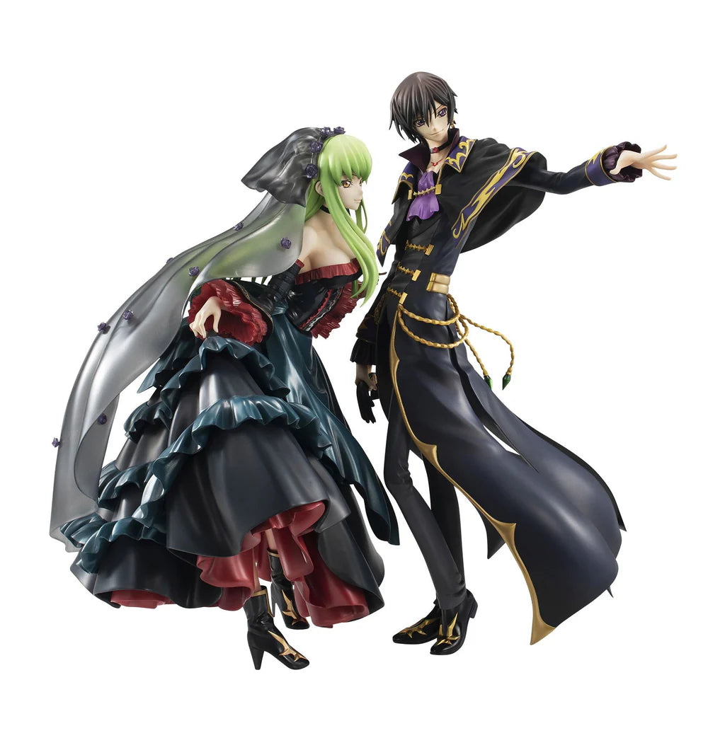 Code Geass Lelouch Of The Rebellion Precious Gem L.l. & C.c. Set 20th Ann Rerun Statue