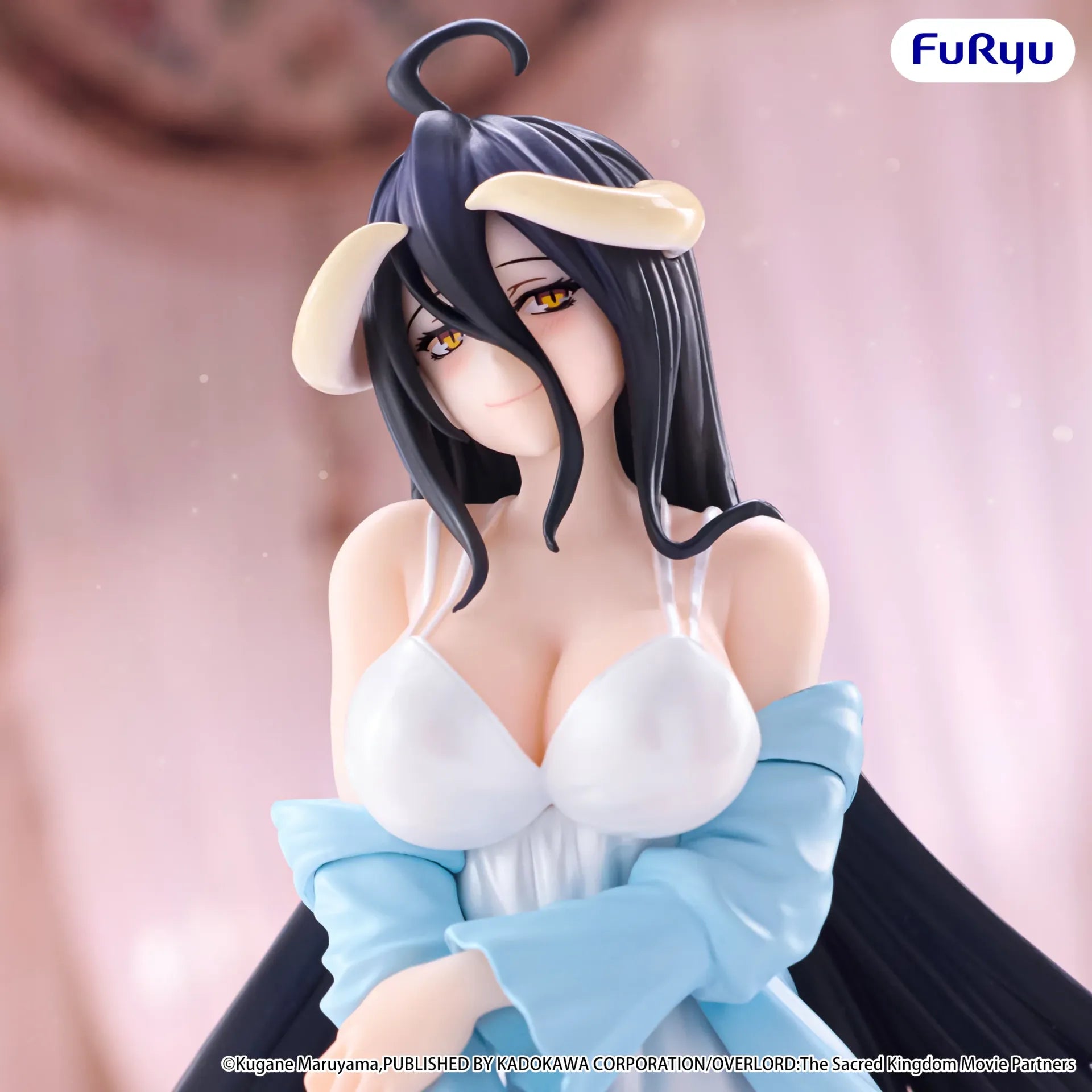 Overlord Albedo Loungewear Pearl White Noodle Stopper Figure