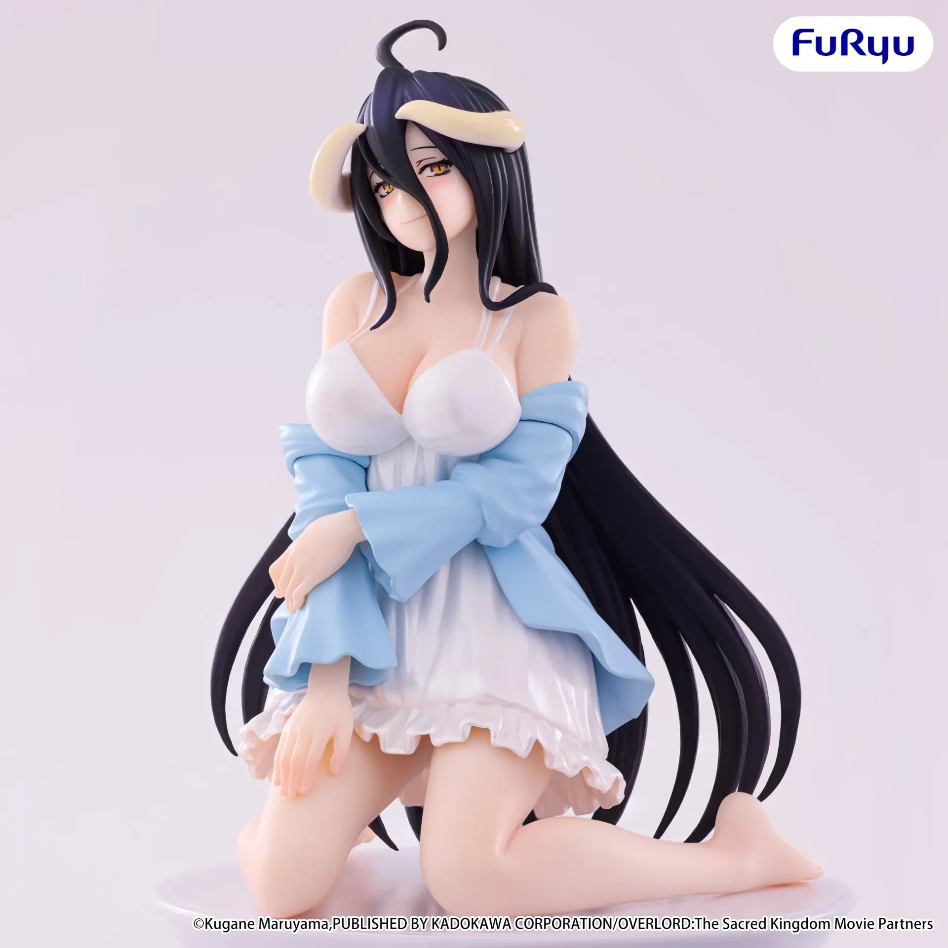 Overlord Albedo Loungewear Pearl White Noodle Stopper Figure