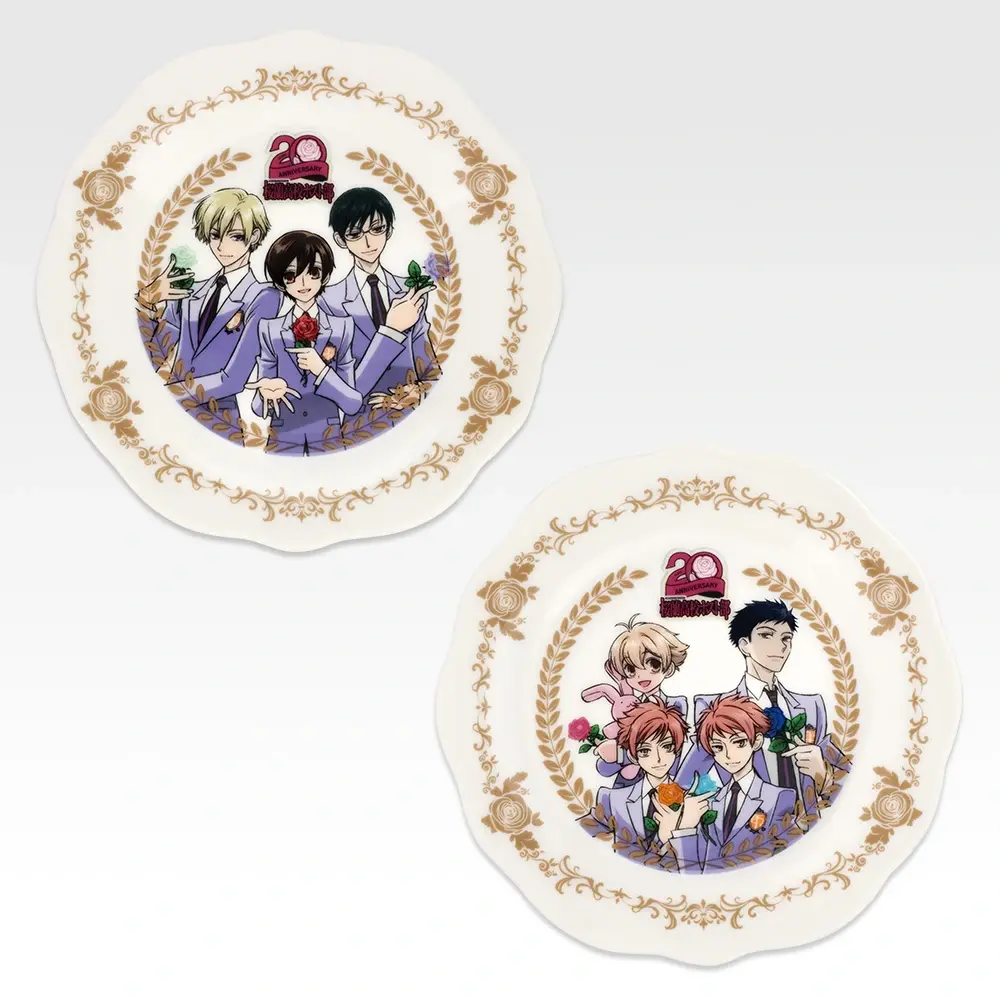 Ichiban Kuji Ouran High School Host Club 20th Anniversary - C Prize Memorial Plate (2 Types)
