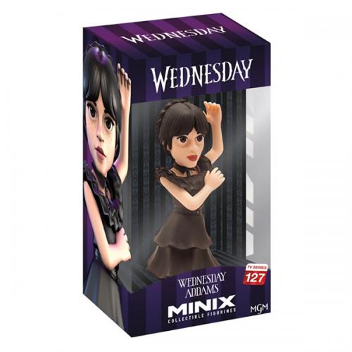Minix Collectible Fig: Mercoledi Addams 3 Ball Dress 12cm