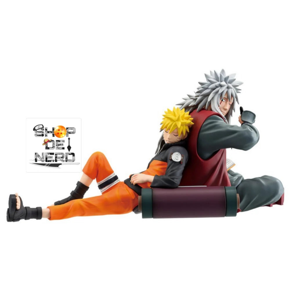ICHIBAN KUJI NARUTO SHIPPUDEN - LEGENDARY THREE NINJAS - LAST ONE PRIZE - REVIBLE MOMENT NARUTO UZUMAKI & JIRAYA