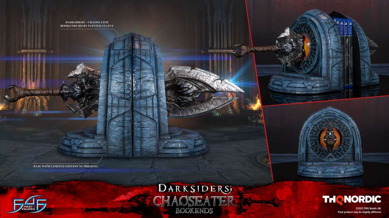 Darksiders Chaoseater Bookends