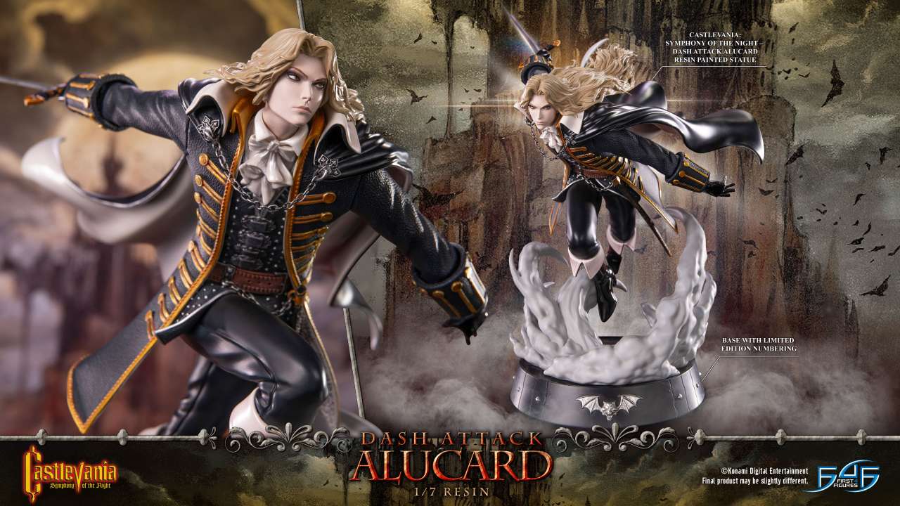 Castlevania Symphony Of The Night Dash Attack Alucard Statue