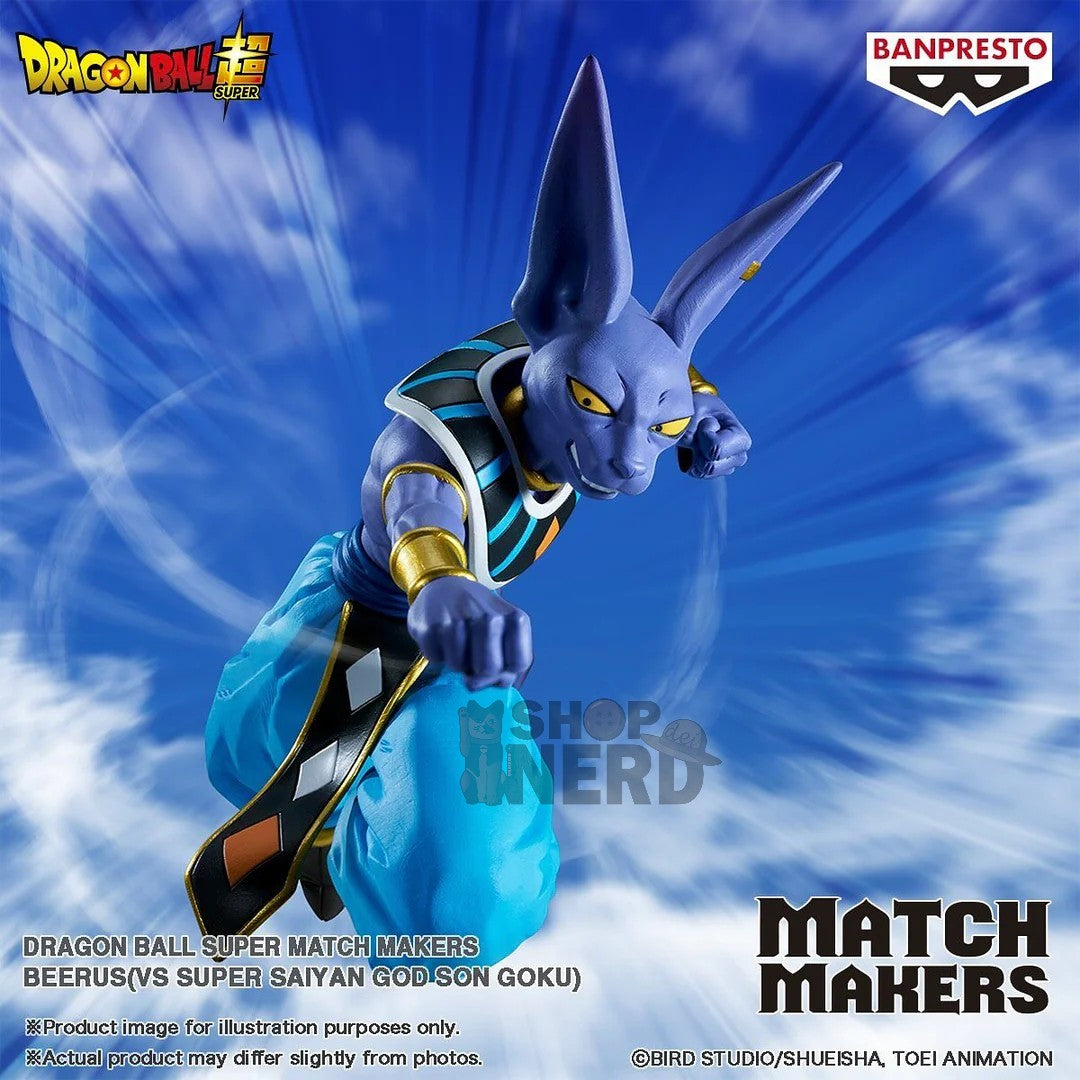 Dragon   Ball   Super   Match   Makers   -   Beerus   (VS   Super   Saiyan   God   Son   Goku)