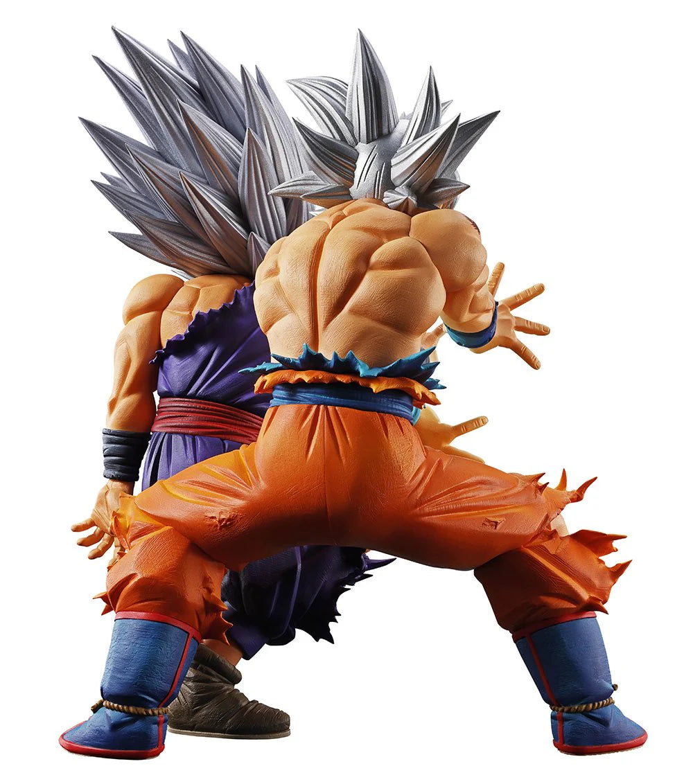 Dragon Ball Super 10th Anniversary Edition Son Goku Ultra Instinct & Son Gohan Beast MASTERLISE OUTSIDE Figure Set + V-JUMP2 Esclusivo!