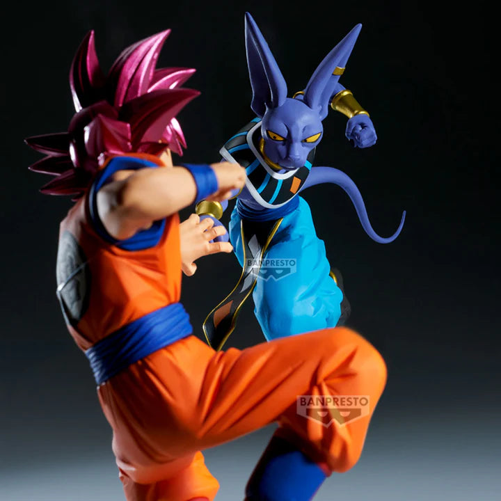 Dragon Ball Super Match Makers - Super Saiyan God Son Goku VS Beerus ( SET 2 figure)