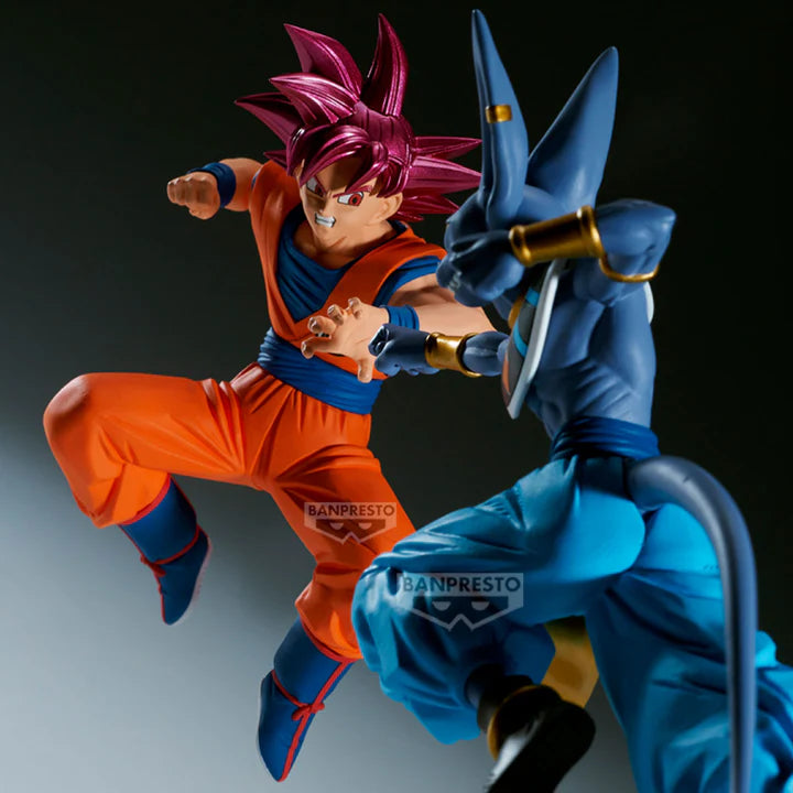 Dragon Ball Super Match Makers - Super Saiyan God Son Goku VS Beerus ( SET 2 figure)