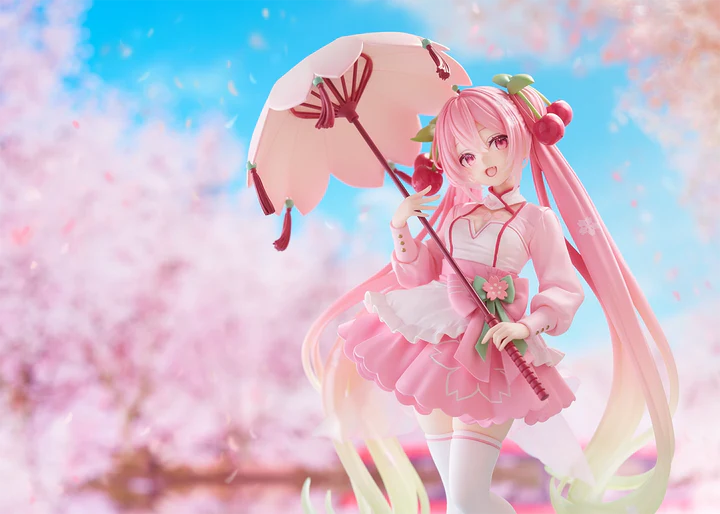 Hatsune Miku AMP+ Figure - Sakura Dress Ver.