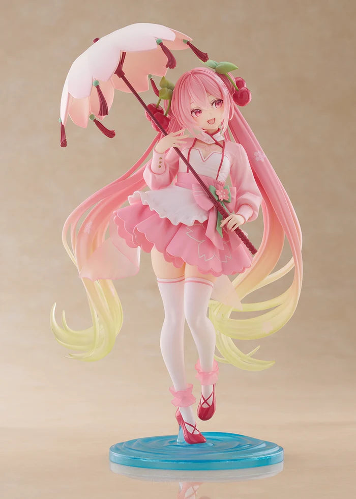 Hatsune Miku AMP+ Figure - Sakura Dress Ver.