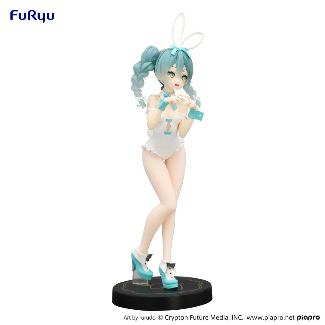 Hatsune   Miku   BiCute   Bunnies   Figure   -   Hatsune   Miku   Rurudo   White   ver.