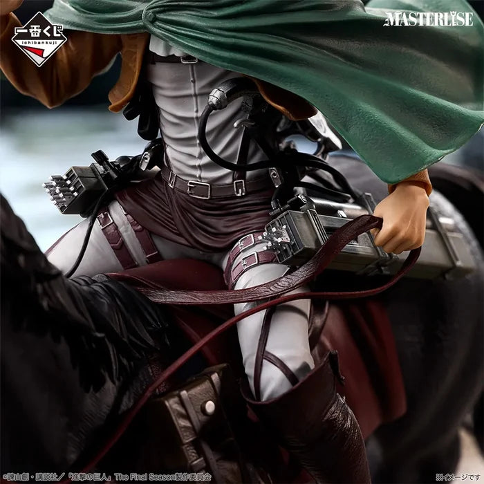 Ichiban Kuji Attack on Titan Dedicate Your Heart - Last One Prize Levi Ackerman Humanity's Strongest Soldier MASTERLISE Figure