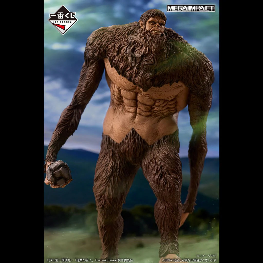 Ichiban Kuji Attack on Titan I'll Take Down the Beast Titan - A Prize Beast Titan Figure MEGAIMPACT