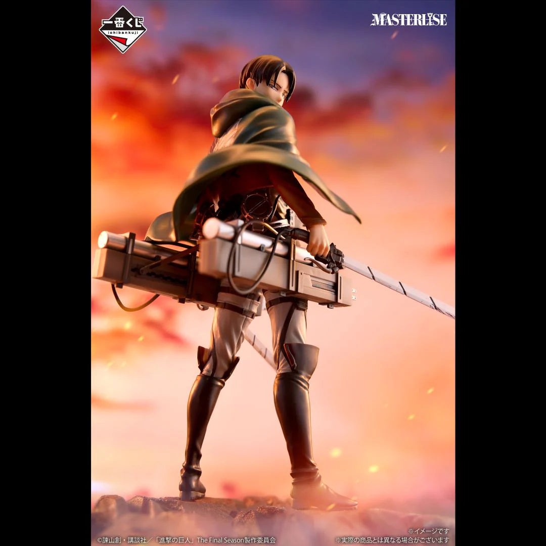 Ichiban Kuji Attack on Titan I'll Take Down the Beast Titan - B Prize Levi Figure MASTERLISE