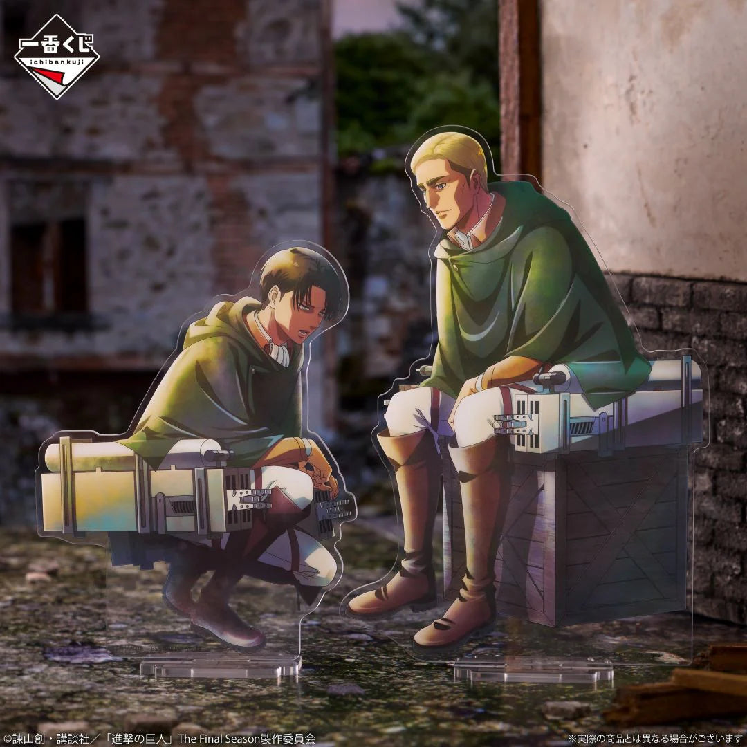 Ichiban   Kuji   Attack   on   Titan   I'll   Take   Down   the   Beast   Titan   -   D   Prize   Big   Acrylic   Stand   Levi