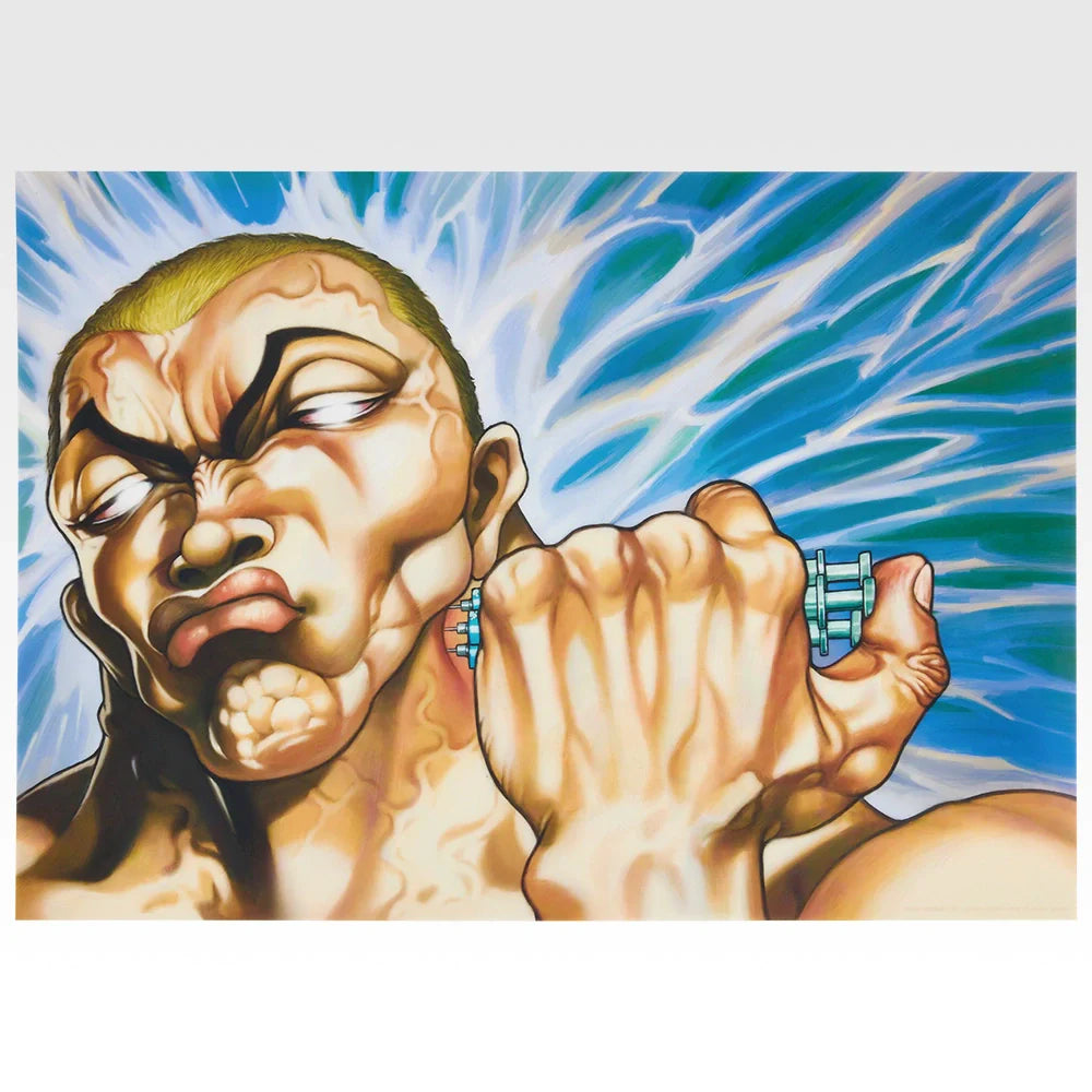 Ichiban Kuji Baki the Grappler The Great Heartbeat - F Prize Clear Posters (10 Types)