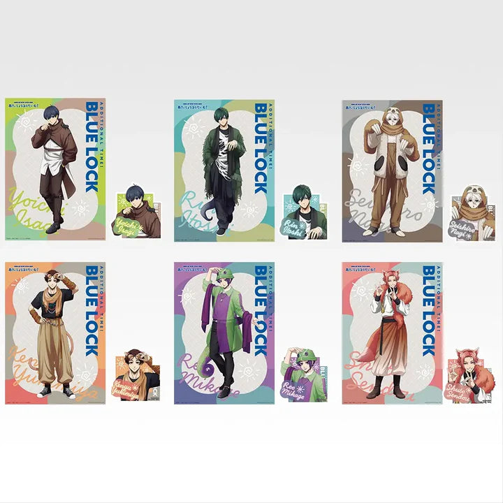Ichiban Kuji Blue Lock Additional Time! - I Prize Clear Poster & Sticker (6 Types)