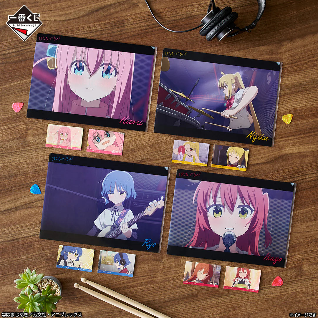 Ichiban   Kuji   Bocchi   the   Rock!   Volume   4   -   K   Prize   Clear   File   &   Sticker   Set   Complete   Set   of   8   Types