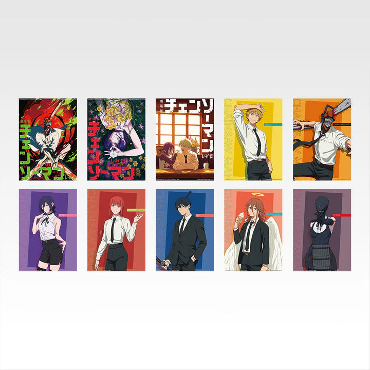 Ichiban   Kuji   Chainsaw   Man   Movie   Chainsaw   Man   Reze   Arc   -   H   Prize   Clear   Poster   Complete   Set   of   10   Types