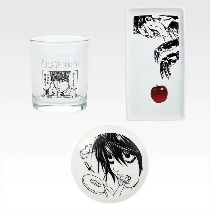 Ichiban Kuji Death Note - E Prize Assorted Tableware Complete Set of 3