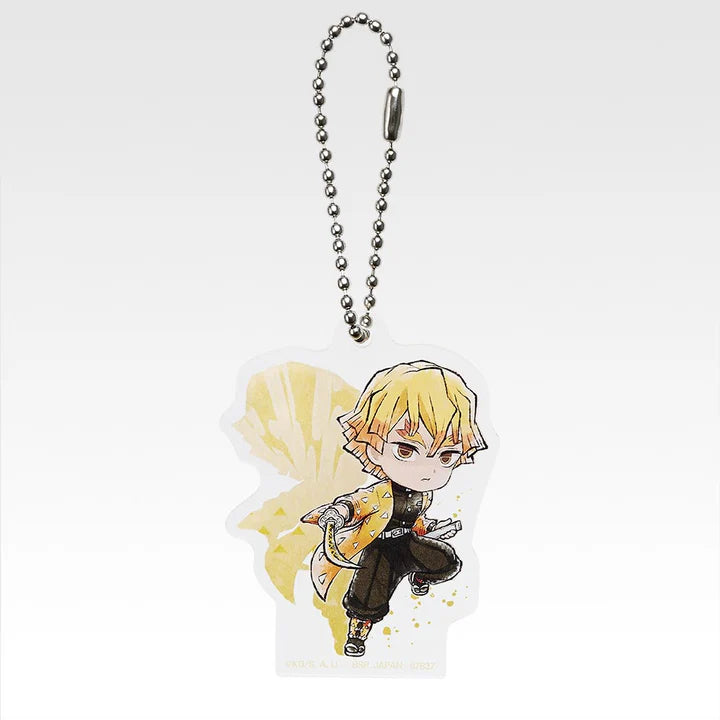 Ichiban Kuji Demon Slayer Kimetsu no Yaiba Brothers of Thunder - F Prize Kyun Chara Acrylic Charm Complete Set of 10 Types