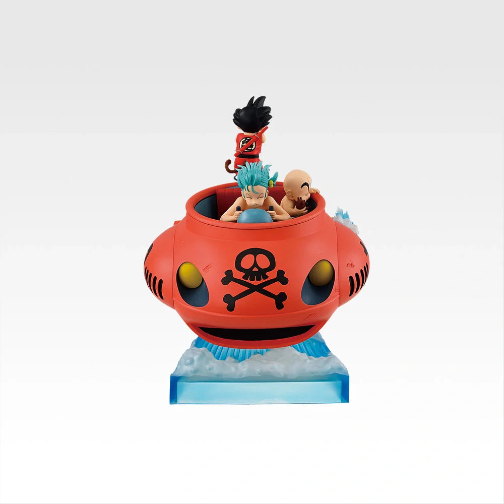 Ichiban Kuji Dragon Ball EX Showdown! Red Ribbon Army - D Prize Son Goku Bulma & Krillin Submarine Figure