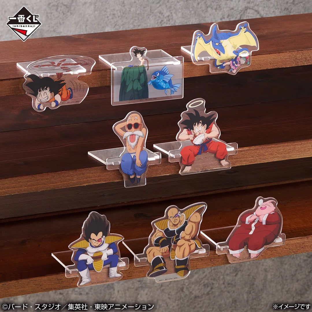 Ichiban Kuji Dragon Ball The Chronicle of Goku - G Prize Hanging Acrylic Stand Complete Set of 8 Types