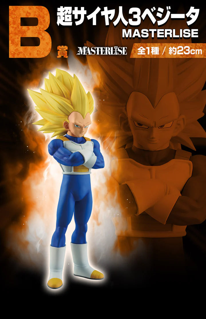 Ichiban   Kuji   Dragon   Ball   VS   Omnibus   CROSS   -   B   Prize   Super   Saiyan   3   Vegeta   MASTERLISE
