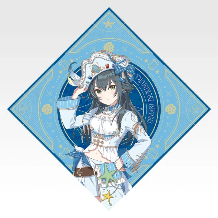 Ichiban Kuji Gakuen Idolmaster Part 6 - F Prize Original Illustration Bandana Towels Complete Set Of 13 Types