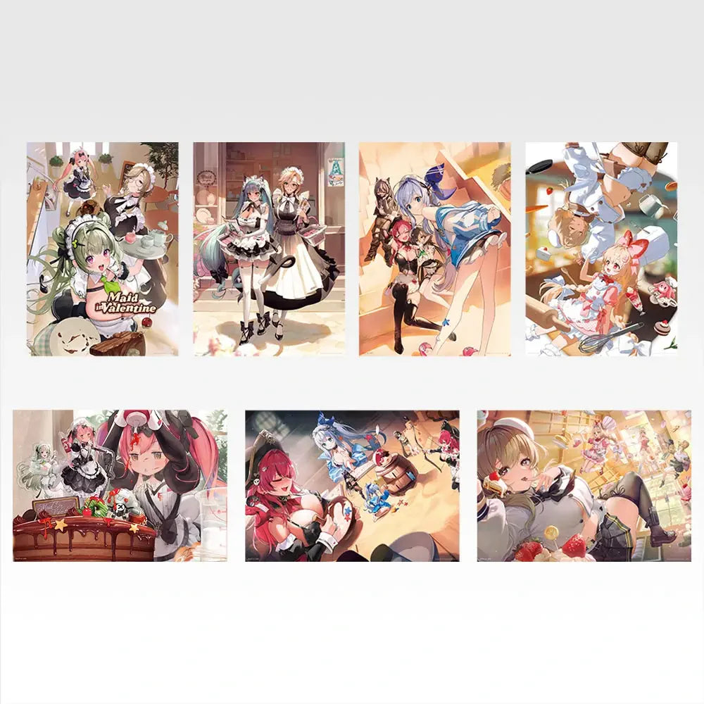 Ichiban Kuji Goddess of Victory: Nikke Chapter 7 - H Prize Clear Poster Complete Set Of 7 Types