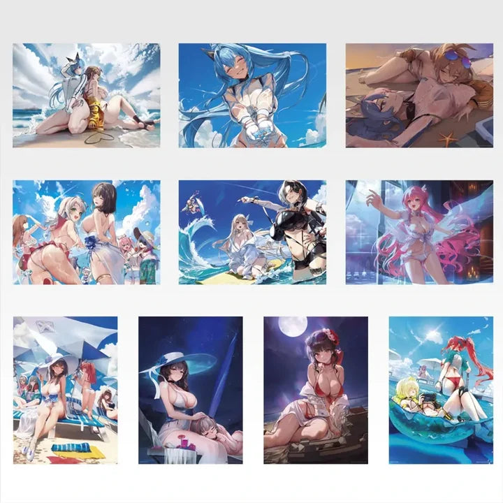 Ichiban Kuji Goddess of Victory: Nikke Chapter 8 - G Prize Clear Poster Complete Set of 10 Types