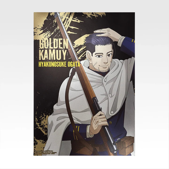 Ichiban Kuji Golden Kamuy Gold Nugget Scramble - I Prize Visual Sheet Complete Set of 12 Types