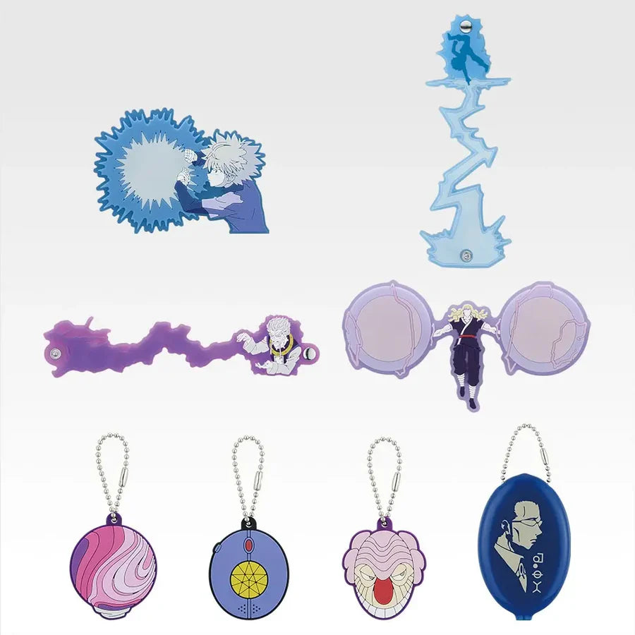 Ichiban Kuji HUNTER×HUNTER Zaoldyeck Family - H Prize Rubber Collection Complete Set of 8 Types