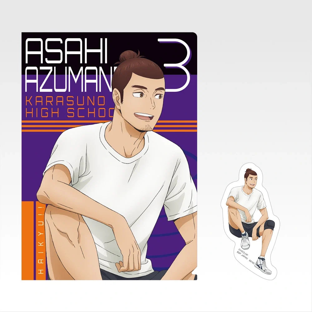Ichiban Kuji Haikyu!! Karasuno's Future - J Prize Clear File & Sticker Set Complete Set of 11 Types