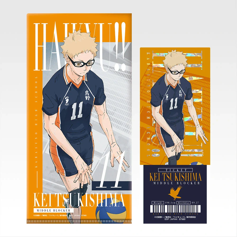 Ichiban Kuji Haikyu!! The Strongest Challenger - I Prize Ticket Case & Clear Card Complete Set of 9 Types