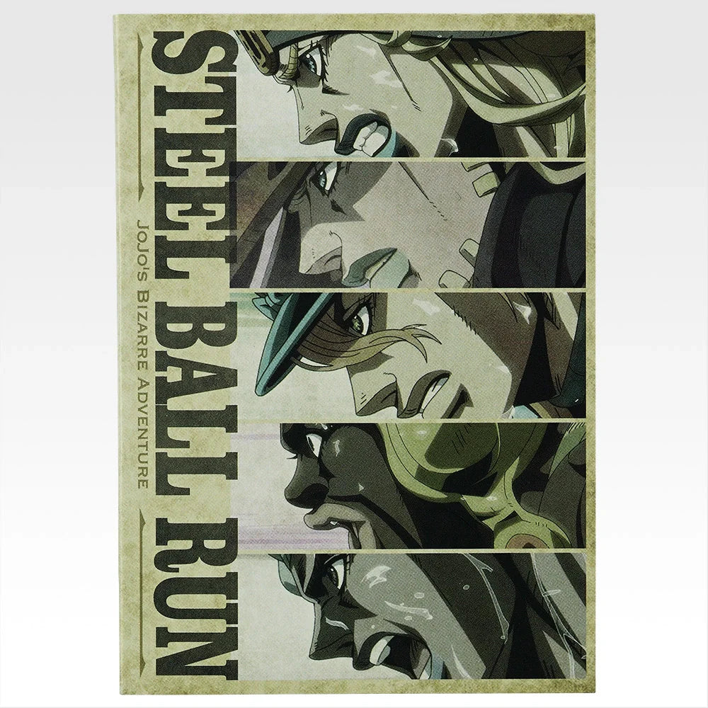 Ichiban Kuji JoJo's Bizarre Adventure Steel Ball Run - I Prize Notebook Collection Complete Set Of 10 Types