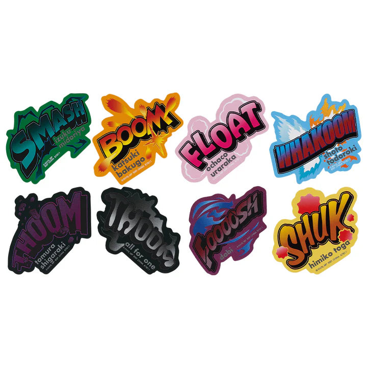 Ichiban   Kuji   My   Hero   Academia   Conflicting   Feelings   -   J   Prize   Sticker   Set   Complete   Set   of   8   Types