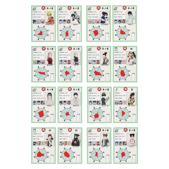 Ichiban Kuji Naruto Chunin Exam Edition - H Prize Clear Case Stand Complete Set of 8 Types