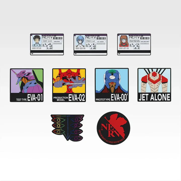 Ichiban Kuji Neon Genesis Evangelion 30th Anniversary - E Prize Rubber Coasters Complete Set of 9 Types