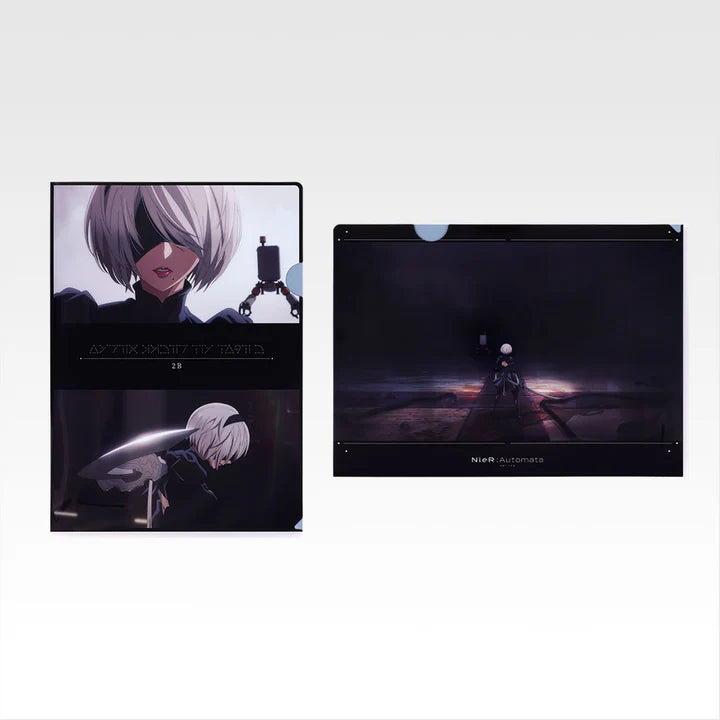 Ichiban Kuji Nier Automata Ver 1.1a Glory to Humanity - H Prize Clear File Set Complete Set of 12 Types