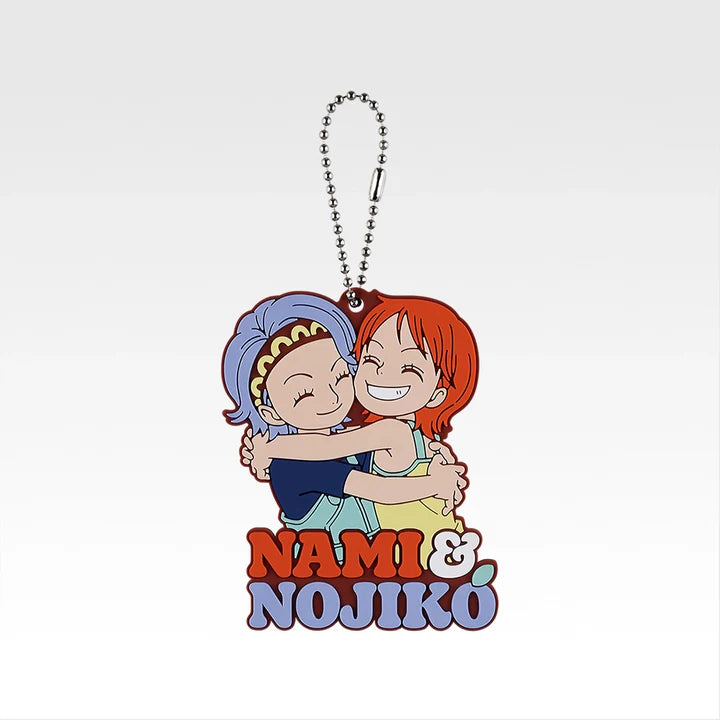 Ichiban Kuji One Piece Dramatic Memories - I Prize Rubber Keychains Complete Set of 8 Types