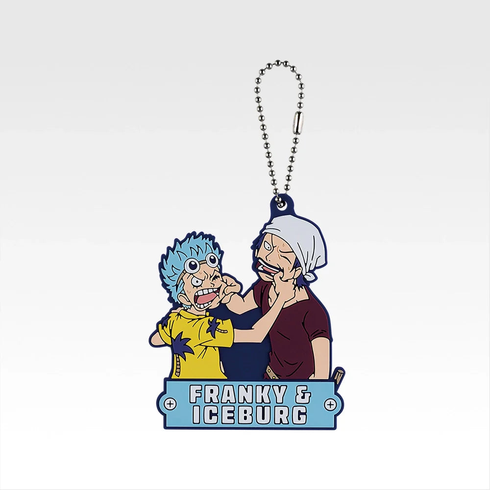 Ichiban Kuji One Piece Dramatic Memories - I Prize Rubber Keychains Complete Set of 8 Types