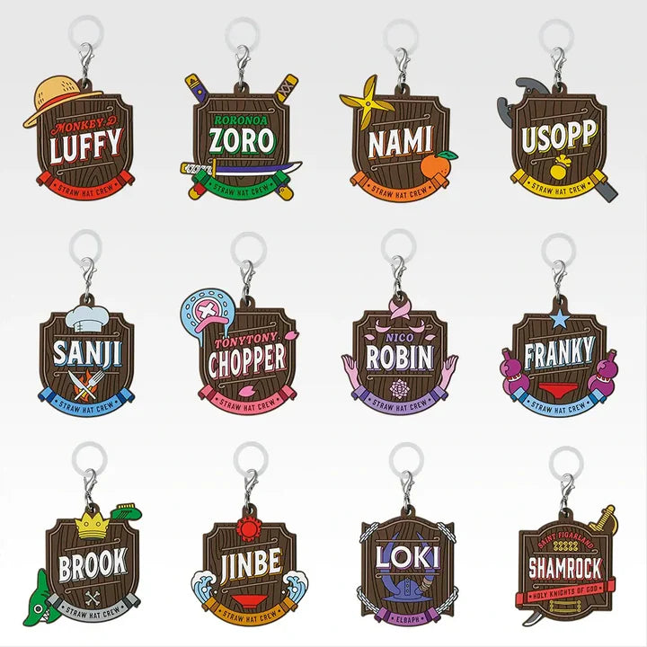 Ichiban Kuji One Piece Elbaf Arc Giant Bash!! Vol.1 - I Prize Marker Charm Complete Set of 12 Types