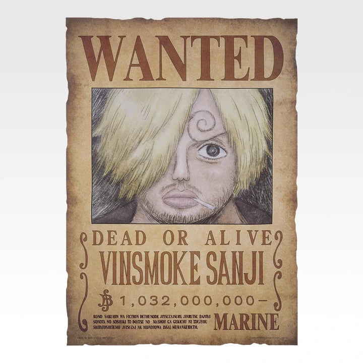 Ichiban Kuji One Piece Elbaf Arc Giant Bash!! Vol. 2 - J Prize Wanted Poster GIANT Vol. 2 (10 Types)