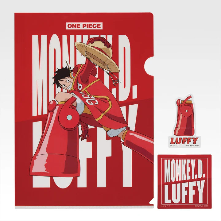 Ichiban Kuji One Piece Future Island Egghead Burst of Energy - K Prize Clear File & Sticker Complete Set of 13 Types