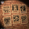 Ichiban Kuji One Piece Takumi no Keifu Hakyoku - F Prize Wanted Poster Hand Towel Complete Set of 6 Types