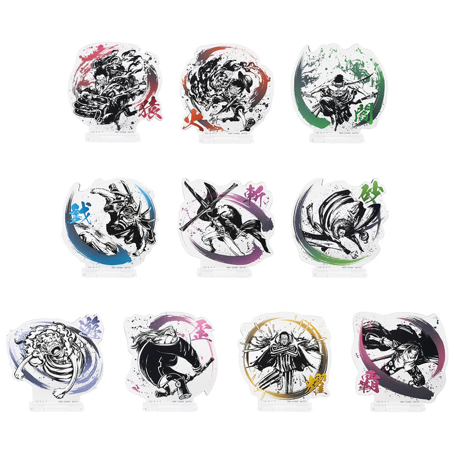 Ichiban   Kuji   One   Piece   Takumi   no   Keifu   Hakyoku   -   G   Prize   Sumi-style   Acrylic   Stand   Complete   Set   of   10   Types